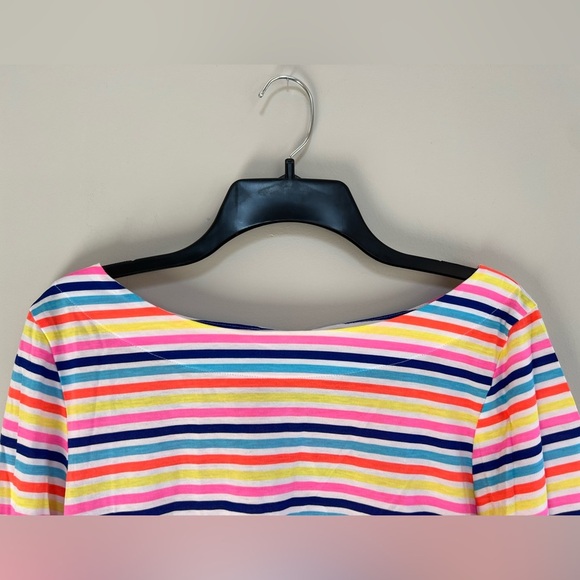 Lilly Pulitzer Waverly Multi-Island Stripe Top 3/4 Sleeve, size M - Picture 5 of 7